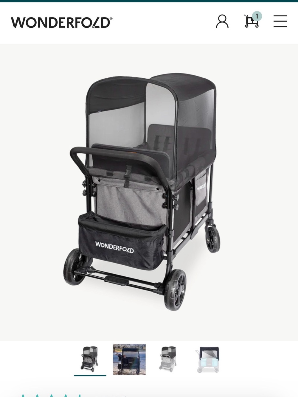 Wonderfold Mosquito Net- Never Used